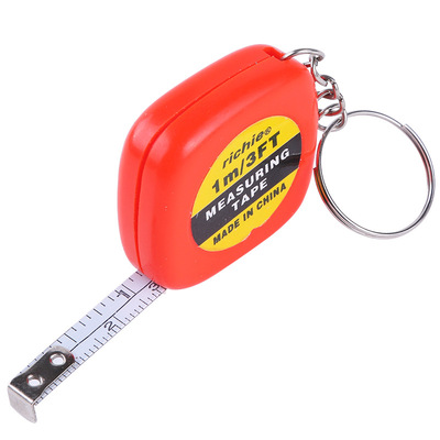 1 meter tape measure Portable Mini Key buckle engineering Tape Multipurpose height Measuring ruler