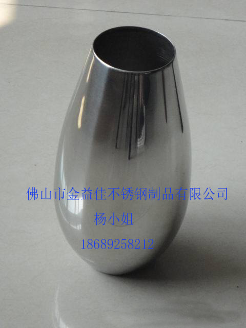 商场酒店宾馆不锈钢花盆 大堂高档金属艺术花瓶 园艺金属花盆