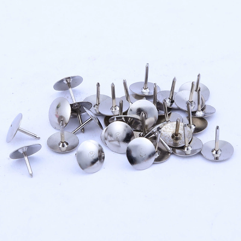 Shanghai-style nail wholesale metal round-head push pin for home decor office convenient flat-headed pushpin
