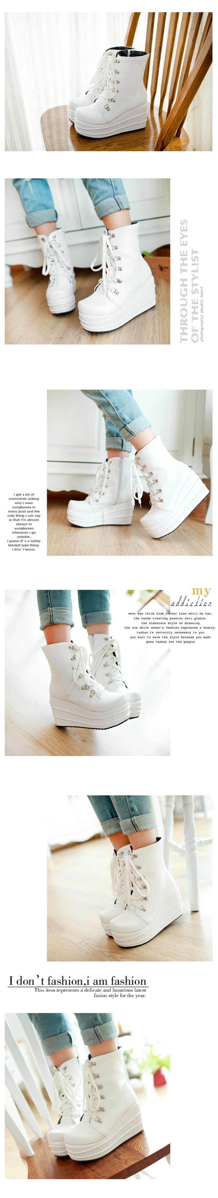 Bottes femme en PU artificiel - Ref 3355417 Image 16