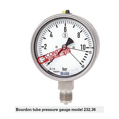【秦控】德国WIKA不锈钢压力表232.36.160