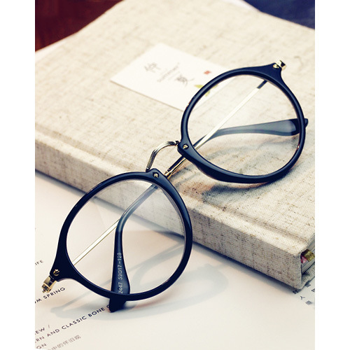 2016 retro ultra light eyeglass frame 2969 metal leg Korean art frame mirror fashion flat lens frame