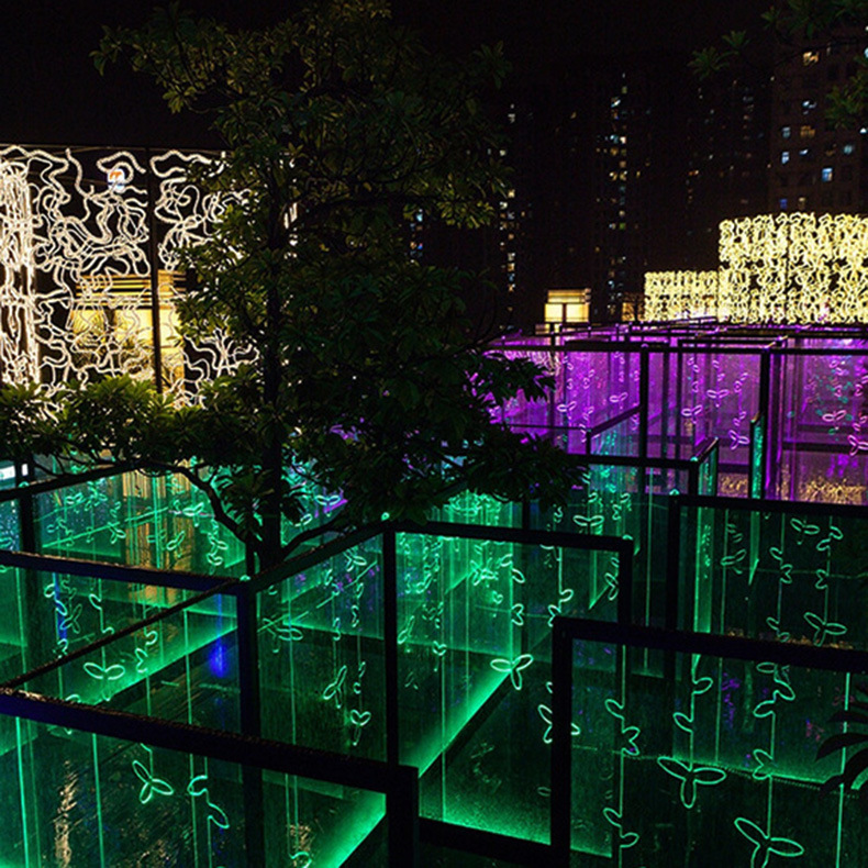 ����ֱ�����ջ��ƴ��ڹ�԰���ڵƽ����������۵�LED�ƹ����͵�