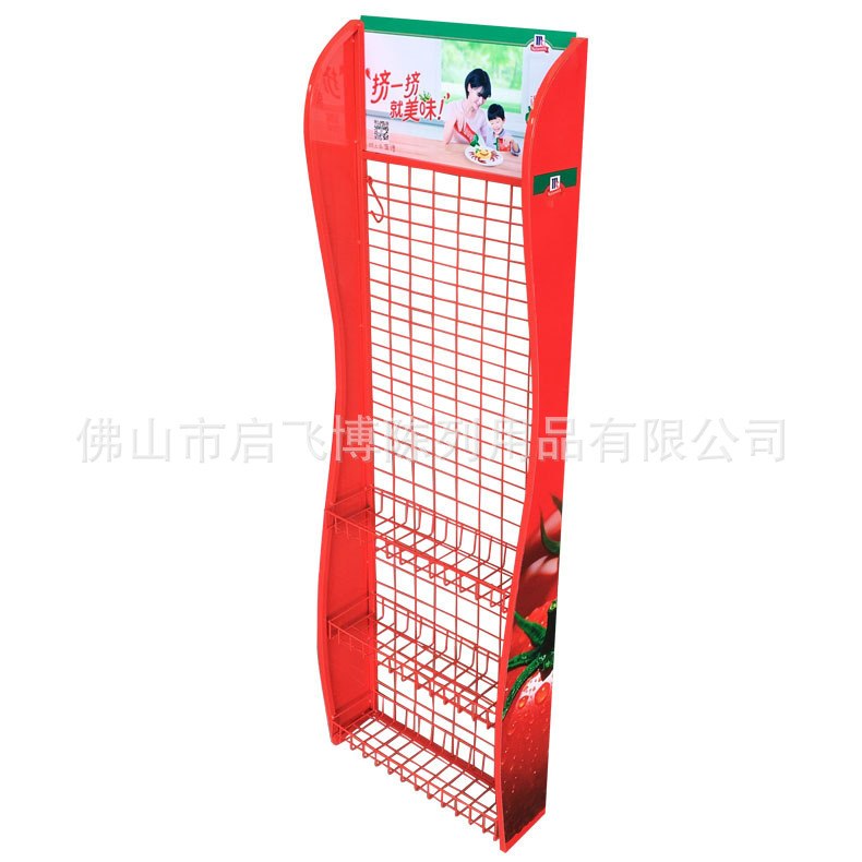 金属铁挂架 零食类商场超市铁线展示架 多层展示架陈列货架