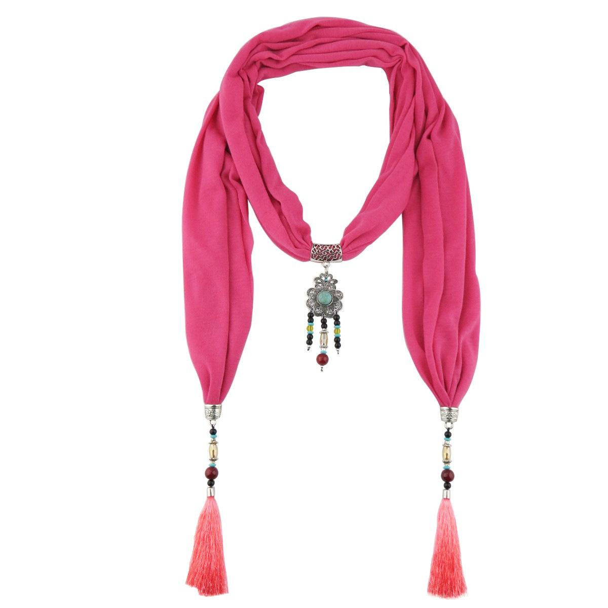 New Polyester Cotton Ceramic Tassel Pend...