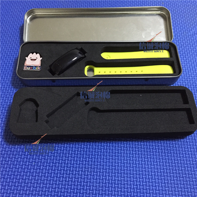 供应 铁盒泡棉内衬 铁罐eva棉高密度内托