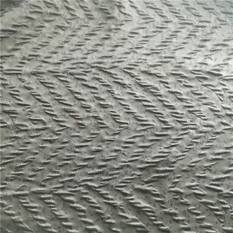 W波浪型图案色织提花面料适用于服装装饰沙发布鞋子布