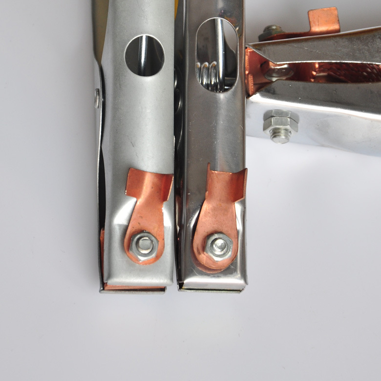 电焊钳纯铜不锈钢接地夹地夹钳搭铁地夹线加长铝300A