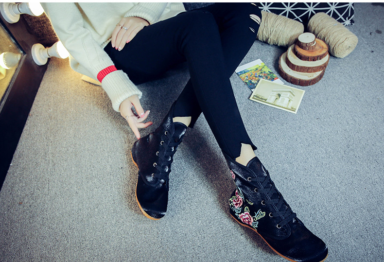 Bottes femme en Satin de soie - Ref 3355124 Image 23