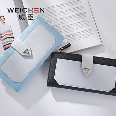 WEICHEN / Weichen 2018 Hàn Quốc phiên bản mới AliExpress dài đoạn cá tính ladies wallet các nhà sản xuất bán buôn trực tiếp