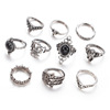 Retro ring, set, wish, European style