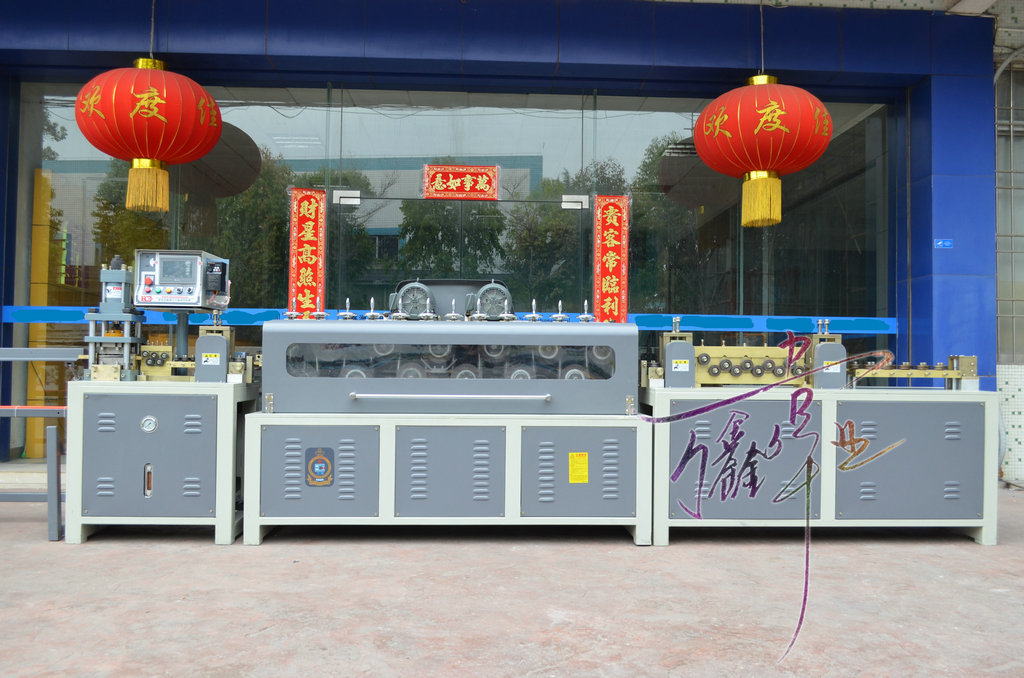 万鑫伟业/WXWY不锈钢综丝直条 校直抛光定尺切断一体电动抛光机