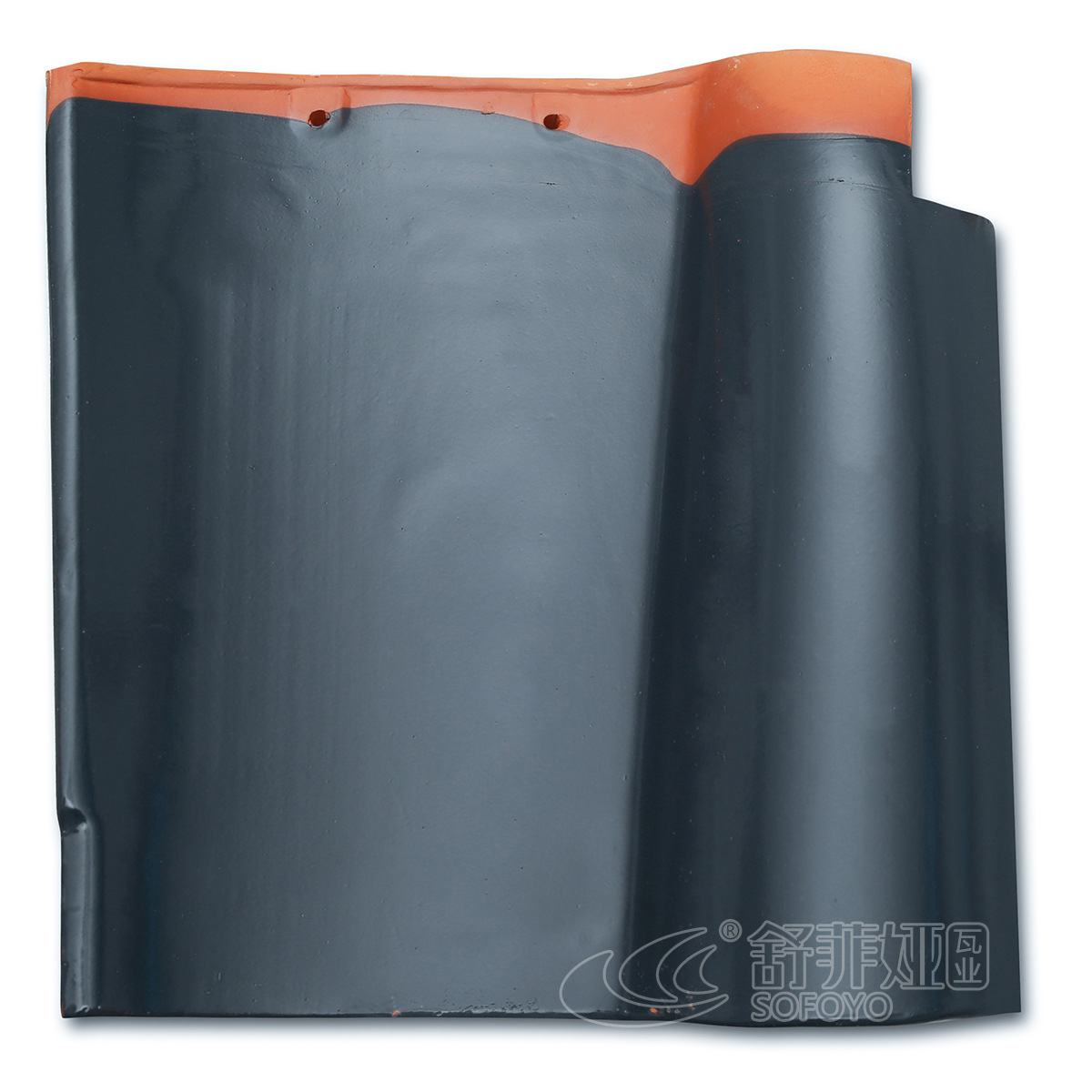 优质陶土西瓦S瓦哑光色亮光色厂家直销复古古建防水釉面耐用瓦片