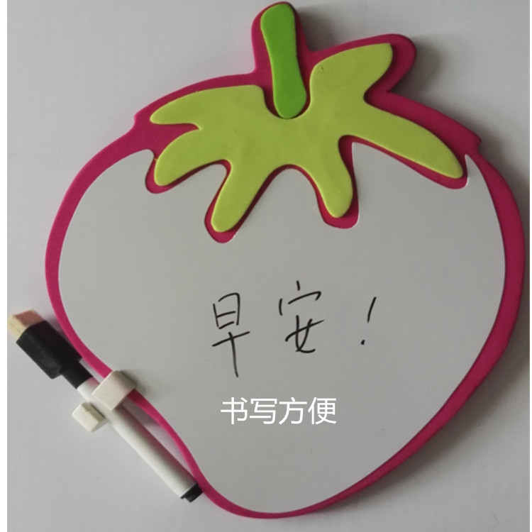 浙江厂家直销EVA草莓写字板 卡通泡沫留言板 儿童绘画白板套装|ms