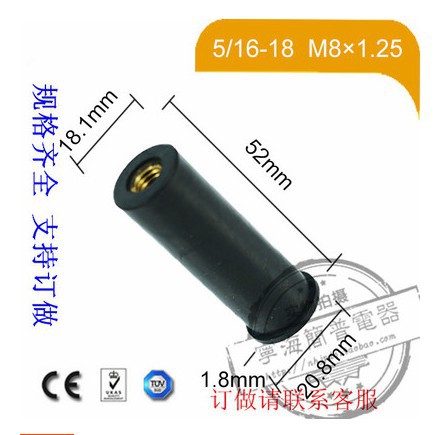 厂家 直销橡胶铆螺母紧固件耐油减震 JP-108 M8*1.25 5/16-18