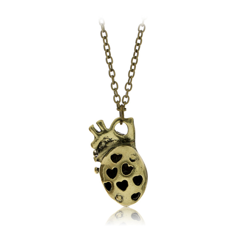 New fashion anatomical heart pendant necklace wholesale