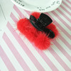 Demi-season plush cute hair accessory, ponytail, hairgrip, ball head, simple and elegant design