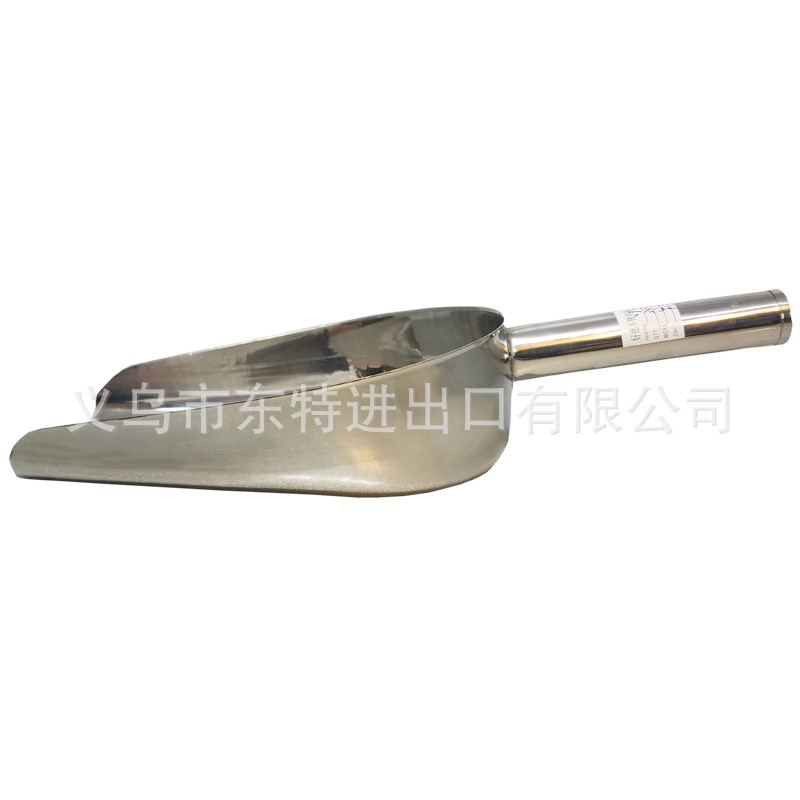 Non-magnetic stainless steel flat-bottomed flour spatula, tea multi-purpose ice spatula, kitchen ice maker special coarse grain spatula detail image 8
