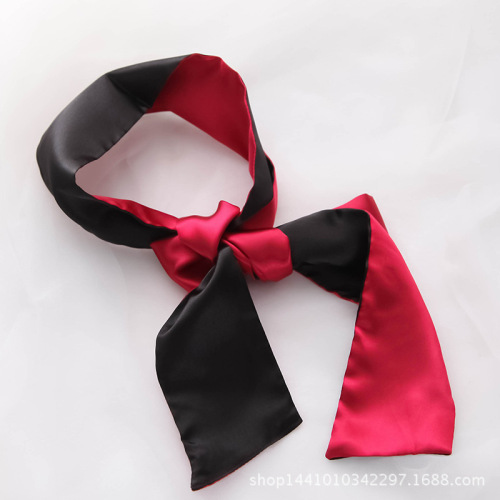 Wholesale two-dimensional silk eye mask, adult sex accessories, blackout satin, can be used as a strap belt PJ0450