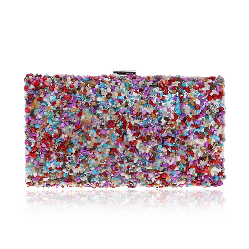 New Ladies Party Dress Banquet Bag Clutch Bag Small Square Bag Wholesale Nihaojewelry display picture 12