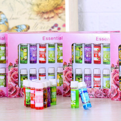 現貨批發5ML24支香熏植物精油加濕器水溶精油香薰精油套裝