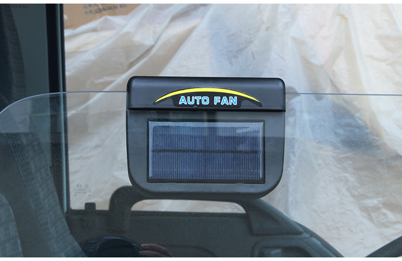 New solar car cooling artifact air circulation exhaust fan car exhaust fan car ventilation fan
