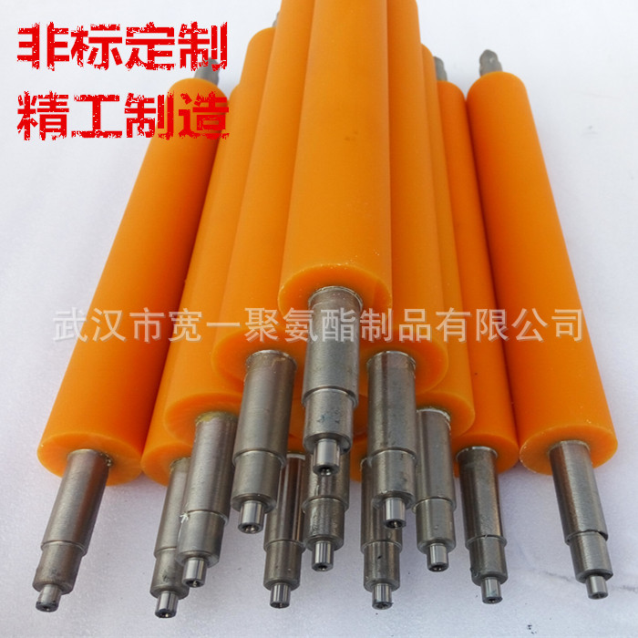 武汉印刷机械用胶轮包胶，输送纸张用胶轮包胶加工，聚氨酯包胶