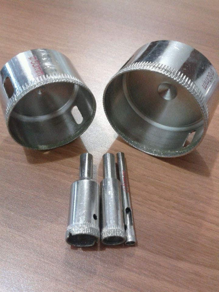 玻璃钻头0.8cm金刚砂玻璃开孔器陶瓷打孔钻头玻璃扩孔器 8MM