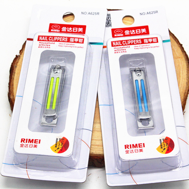 Jinda rimei 625R stainless steel household nail clippers nail clippers toenail scissors independent suction card packaging Jinda rimei 625R stainless steel household nail clippers nail clippers toenail scissors independent suction card packaging