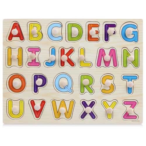 Mixed batch of young children's building block puzzles, wooden wooden intellectual puzzles, intellectual toys, wooden peg hand grabbing boards