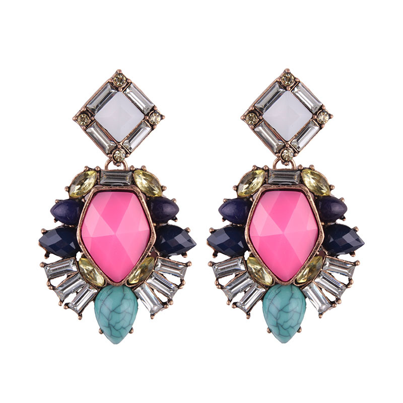 Occident and the United States alloy plating earring (Color 2)NHJQ9259-Color 2