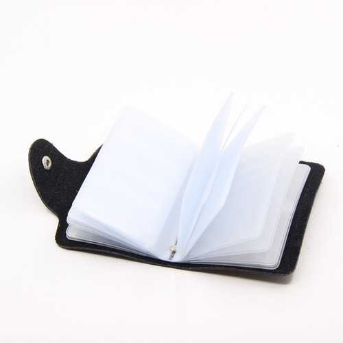 Factory direct sales gift Korean version genuine pickup bag cowhide multi-card slot ID card holder credit card sleeve business card bag