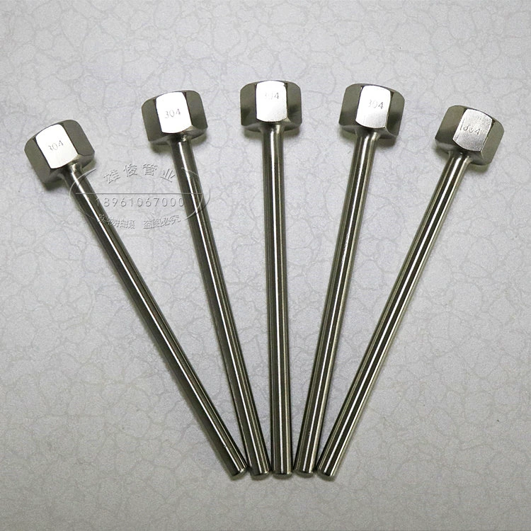 304/201 оболочка из нержавеющей стали биметаллический термометр внешняя защитная втулка обработка гильза