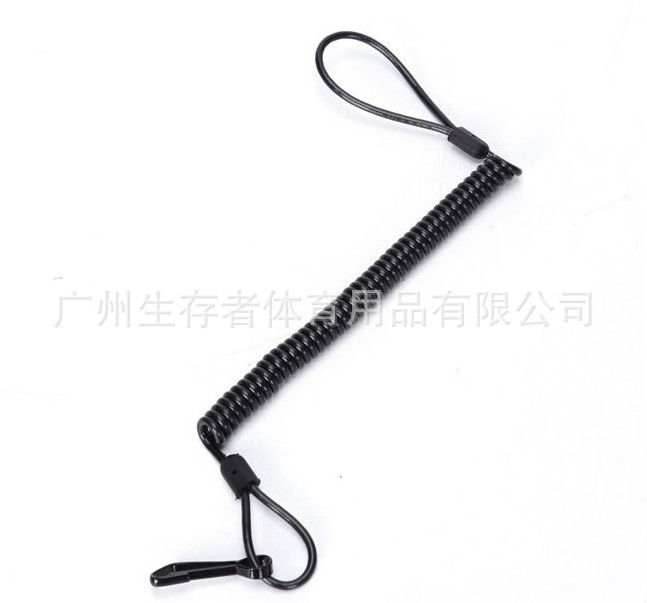 Superviviente-ventas directas de fábrica Kevlar deber anti-perdido Anti-agarre pistola cuerda militar ventilador primavera telescópica táctica pistola cuerda