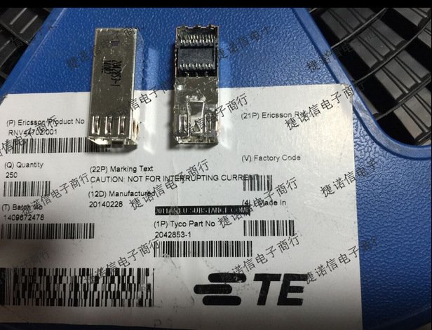 2042853-1 AMP TYCO连接器20PIN SFP光纤收发连接器 原装现货