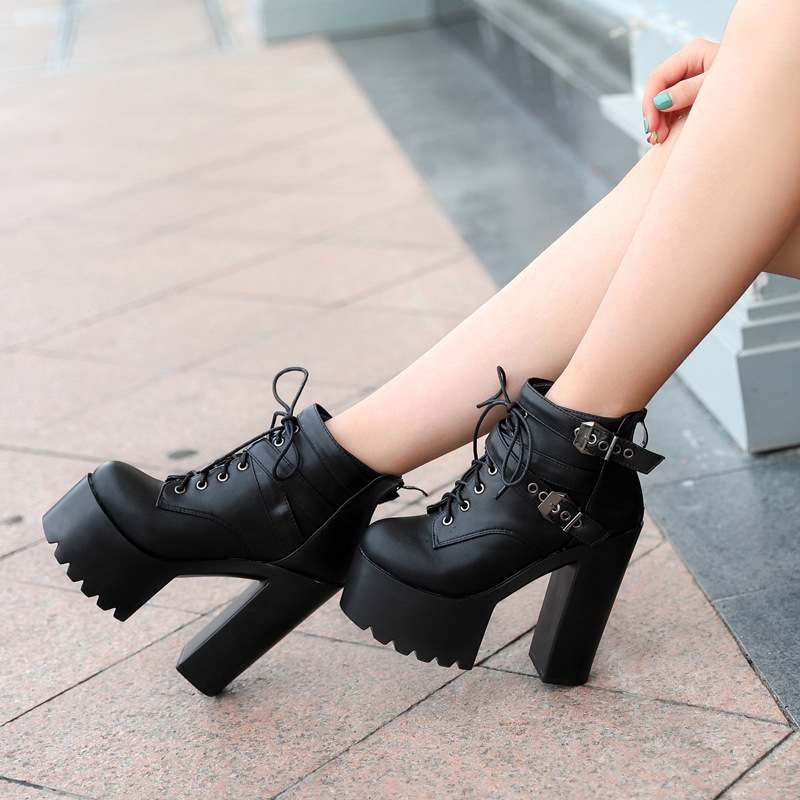 Bottes femme en Cuir de haute qualité - Ref 3354852 Image 5