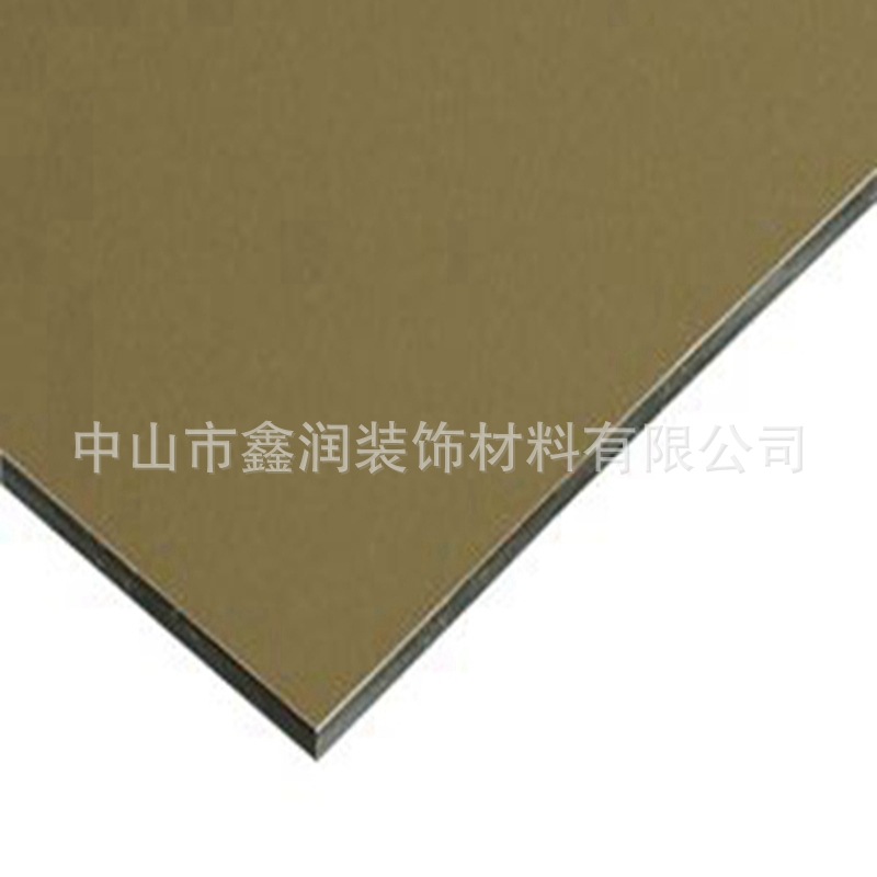 室内外墙面铝塑板2mm3mm4mm抗刮咖啡色抗刮铝塑板表面抗刮铝塑板