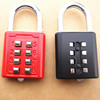 Wardrobe gym 8 button password lock fixed password hanging lock lock suit bag blind people lock password metal hanging lock