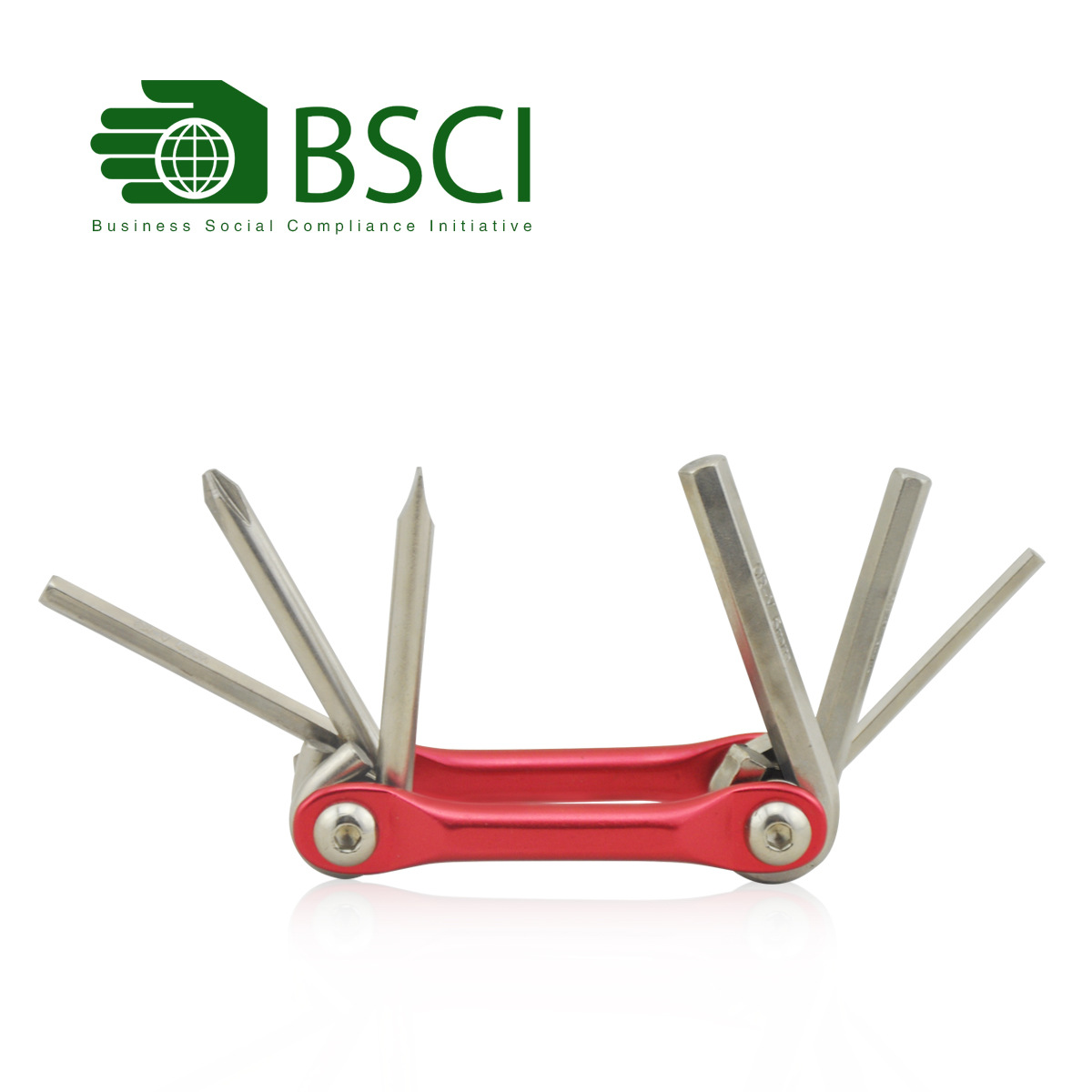 侃天 自行车修理工具/多功能折叠维修工具/内六角扳手