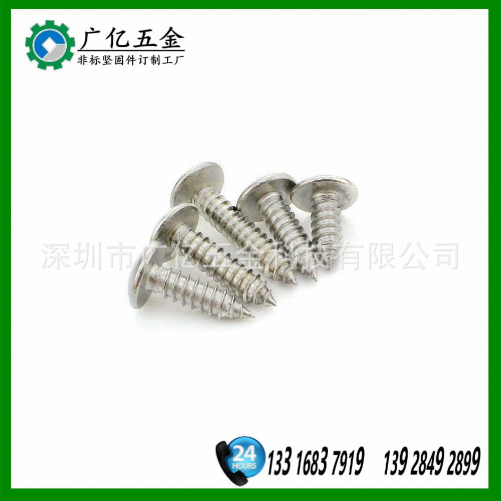 不锈钢螺丝钉  深圳不锈钢螺丝加工厂