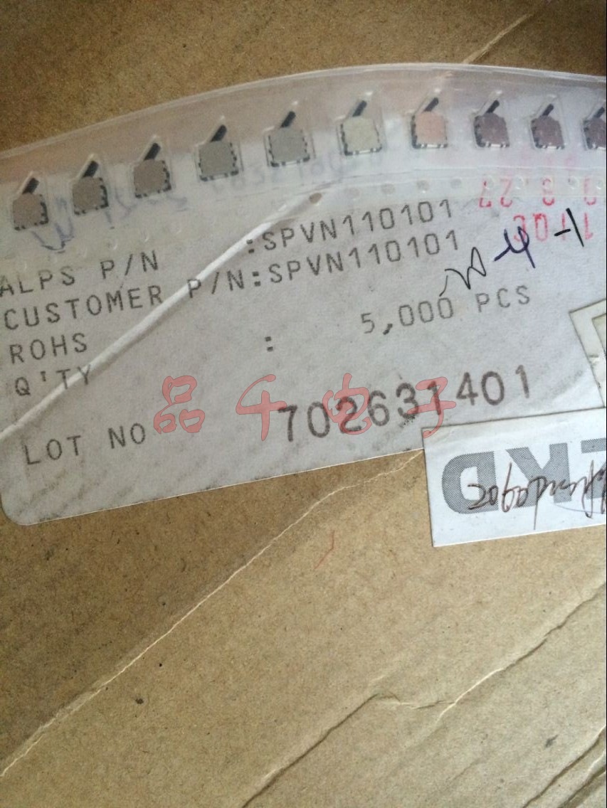 全新 ALPS阿尔卑斯 SPVN110101 超小型微动检测开关 4脚内贴