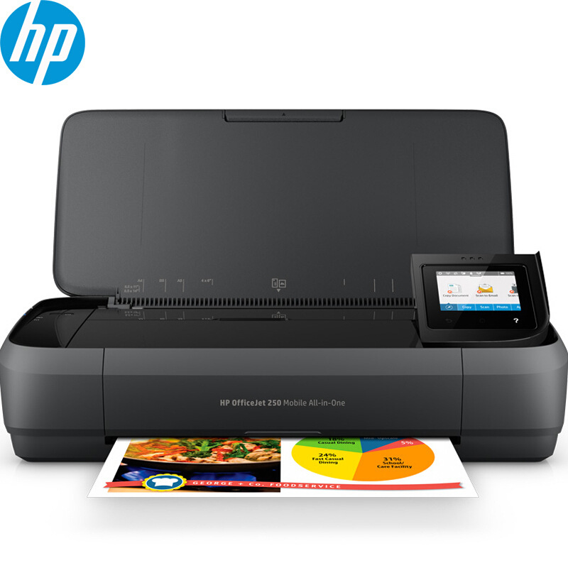 HP HP OJ-258 Huishang Mobile Office All-In-One Portable Color Stind Printer сканировать A4