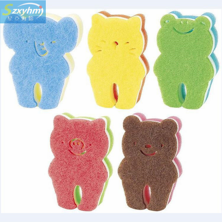 宝贝洗澡木浆绵 木浆洗脸扑海绵