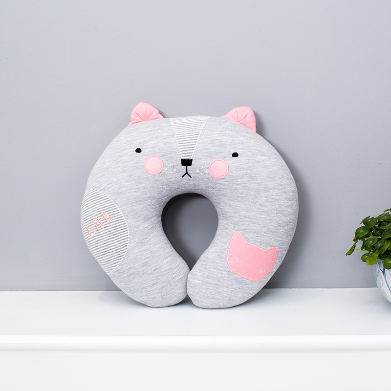 2020新款绣花颈枕U型枕办公室旅行泡沫睡眠便携枕批发厂家定制详情图4