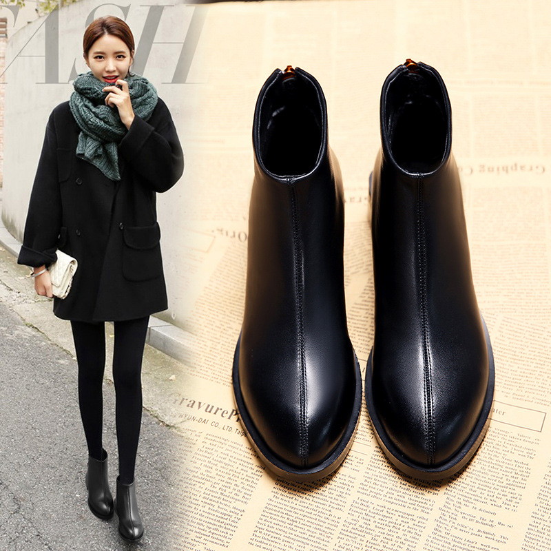 Bottes femme en PU artificiel - Ref 3354951 Image 1