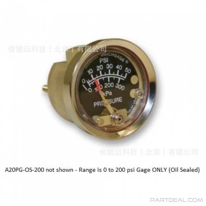 Murphy油压表A20PG-OS-200