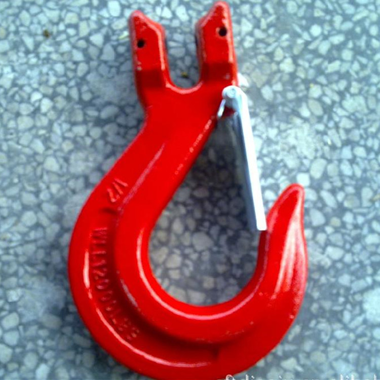 神州供应SW160加保险片起重羊角吊钩 安全羊角滑钩 厂价直销