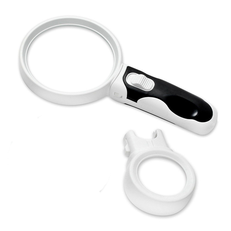 Handheld double-layer lens
