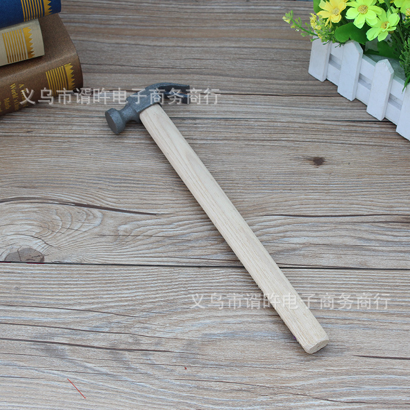 2元店热卖 羊角锤 木柄锤子羊角锤 铁锤 榔头 厂家直销五金工具