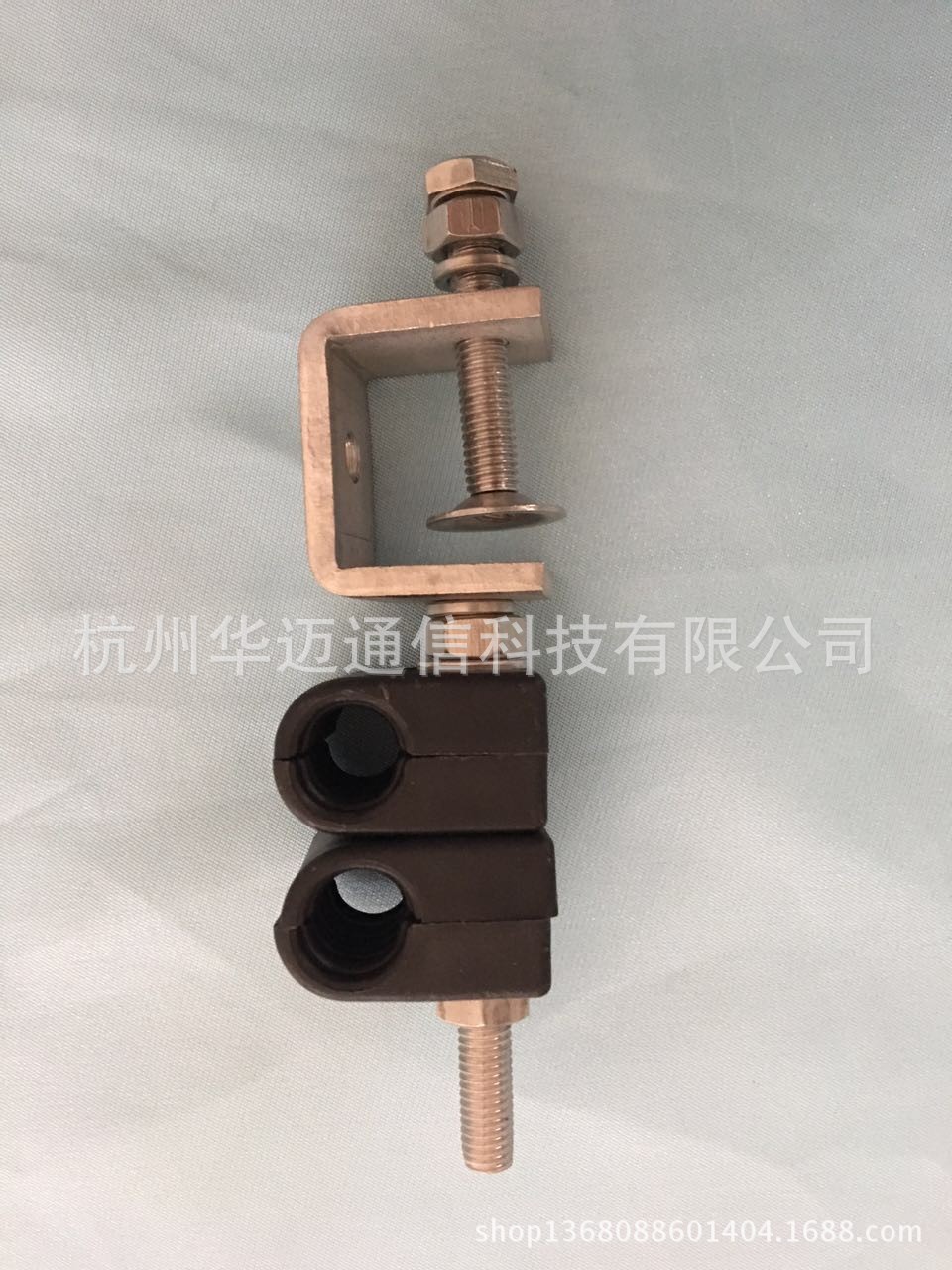 厂家直销优质1/2超柔光纤馈线卡双联，馈线卡1/2S双联